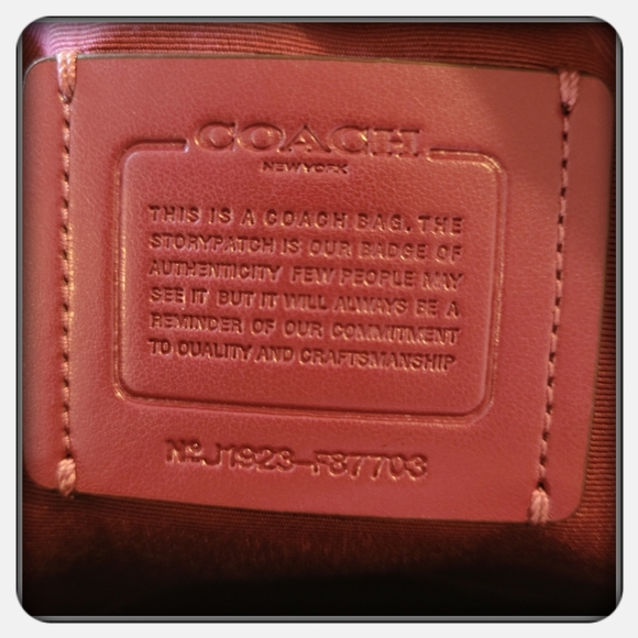 EUC Coach Large Mia Brown Metallic Berry Satchel - Picture 11 of 12